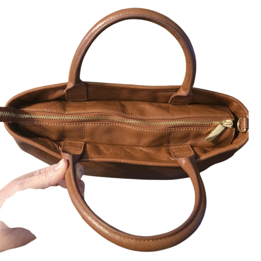 Tory Burch Horsebit Sienna Satchel/Crossbody Bag With Dustbag In EUC - Picture 7 of 16